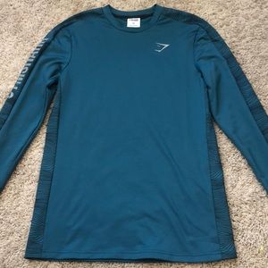 Men’s size XS long sleeve Gymshark workout shirt